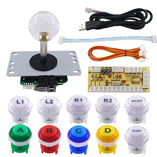 Arcade Diy Kit Button Button Controlador Joystick Coder Zero Atraso para Retropie Jamma Mame Raspberry