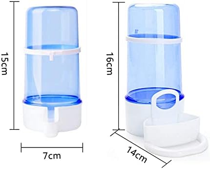 4pcs alimentador de pássaro automático alimentador de água alimentador de plástico alimentador de água clipe de água para