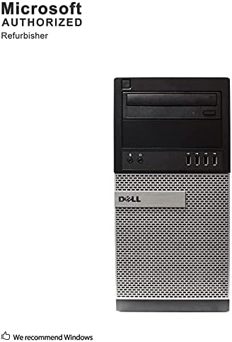 Dell Optiplex 9010 Desktop Tower PC, Processador Intel Quad Core i5, RAM de 16 GB, disco rígido de 2 TB, Windows 10