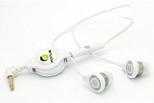 Fones de ouvido retráteis de ouvido de 3,5 mm W MIC Handset Handset Compatível com Lenovo Tab M10 Plus 10.3