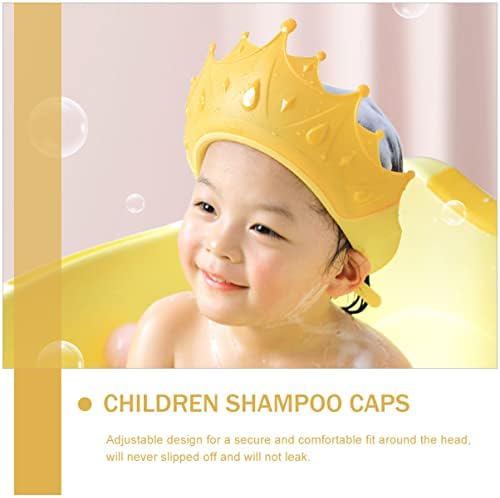 Alipis Capas de chá de bebê Capas de banho de bebê Banco de banho Kids Banho Bap shampoo Hat: Kids