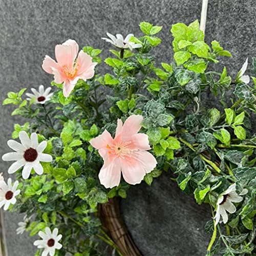 Mxiaoxia Little Daisy Spring Garland Simulation Flower Garland Wind Nordic Wind Four Seasons Garland Simulation Flower Decoration