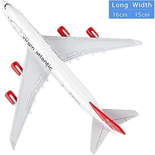 1/400 escala Virgin B747 Modelo de avião de avião Modelo de liga Diecast Plane para coleta