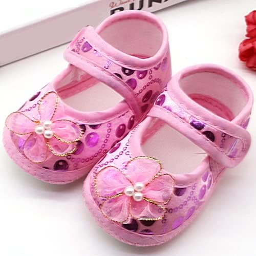 Bebê macio solo fofo recém -nascido garotas casuais sapatos de vestido de bebê sapatos de princesa sapatos de princesa