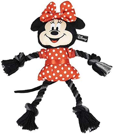 Cerdá Lifes pequenos momentos - para animais de estimação dos fãs | Minnie Mouse Dental Rope Plexh - Oficialmente licenciado pela Disney®