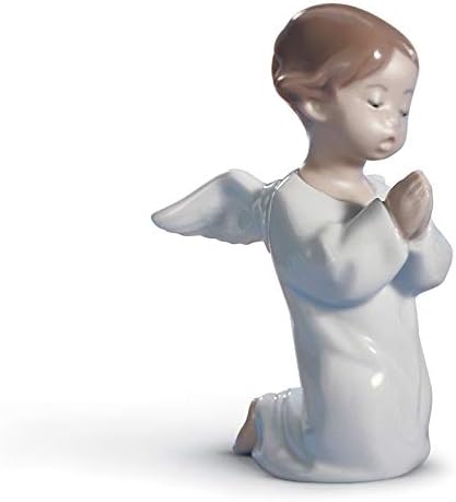 Lladró Angel Breating Fatuine. Figura de anjo de porcelana.
