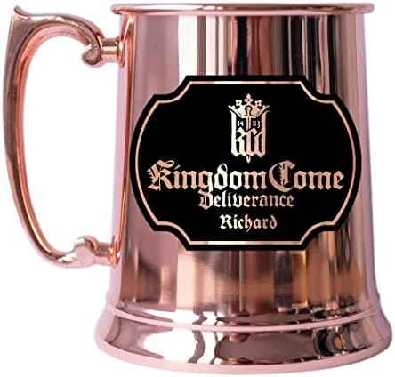 Reino venha Deliverance Moscou Mule Mug Gamer Presente de cobre Stein Beer Caneca Presente para ele cerveja Stein 21oz