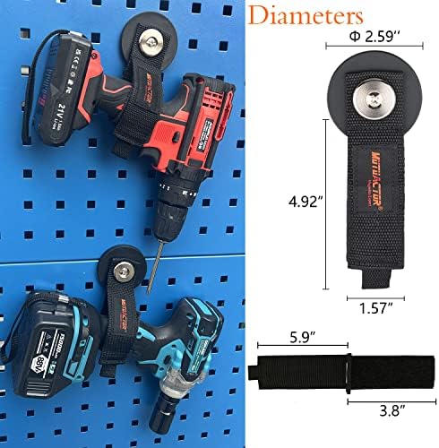 Mutuactor 2Packs Ganchos magnéticos de metal fortes com 2Packs ganchos magnéticos pesados ​​para pendurar ganchos de garagem