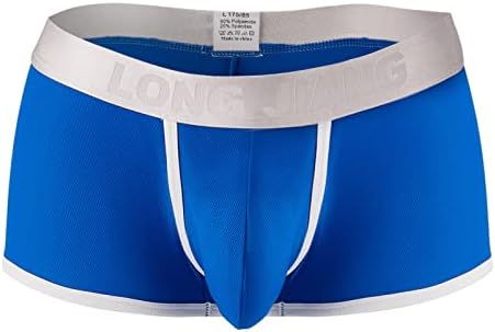 Roupa íntima para homens u bulge bolsa algodão calcinha calcinha de roupa de noite ostenta troncos confortáveis ​​com suporte de bolsa