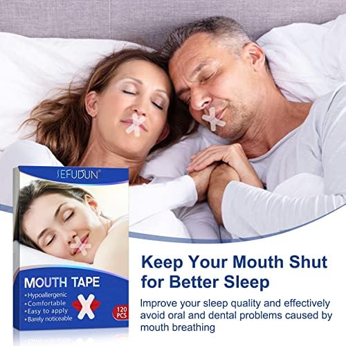 Fita de boca de Kopana, 120 contagens, fita de sono para a boca, promova a respiração do nariz ， Fita de boca para dormir, fita de sono