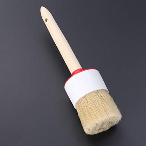 Escova de cabelo redonda de excelente pincel 4pcs pincel de cera escova de limpeza redonda para móveis pintando o carro