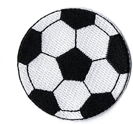 Primeiro qualquer coisa de futebol de bola de futebol ferro em esportes de futebol bordados para o chapéu de camisa de camisa Mochilas Backpacks Jeans Tamanho de cerca de 2,40x2,40 polegadas A188