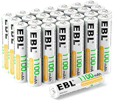 EBL AAA Baterias recarregáveis ​​Ready2Charge 1.2V 1100mAh Ni-MH Bateria