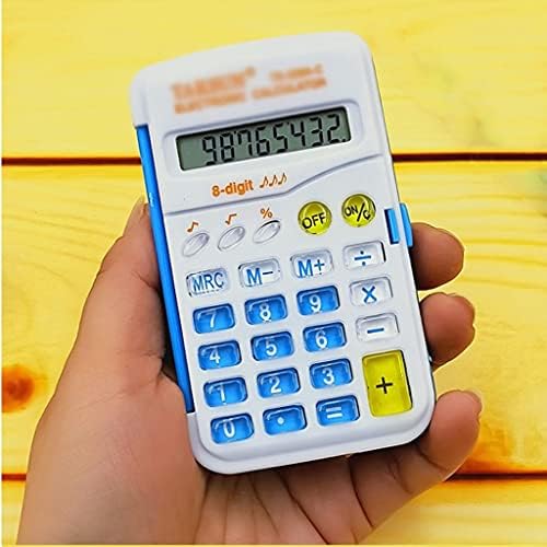 YFQHDD Candy Color Office Mini Scientific Calculator School Student Função Calculadora multifuncional calculadora de relógio