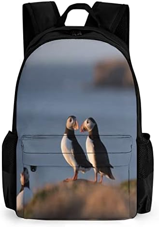 Seaside Bird Travel Mackpack Aesthetic College Bookbag Classical Daypacks Bolsa de trabalho de ombro para homens Mulheres