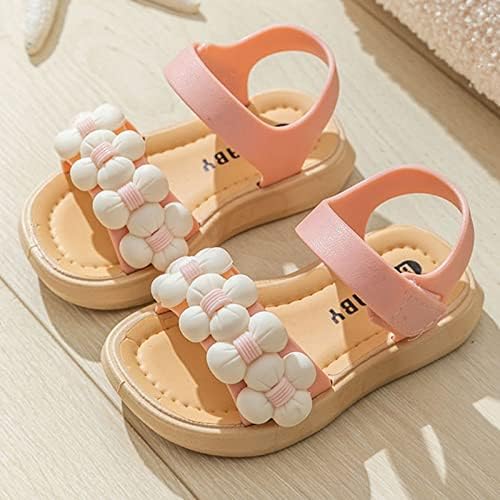 Sandálias infantis espessadas de verão sapatos princesas à prova d'água solteira de solteira de bebê de praia
