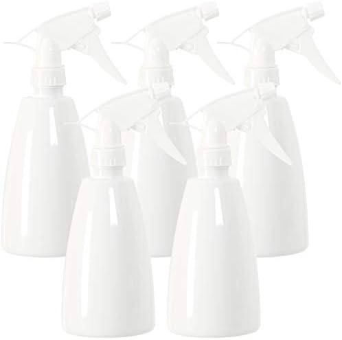 Garrafas de spray de plástico vazias Youngever 5, garrafas de spray de 16 onças para cabelos e soluções de limpeza
