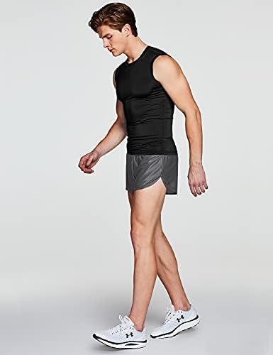 Athlio 1 ou 2 pacote de shorts de corrida masculinos, shorts atléticos de malha rápida de 3 polegadas, troca de