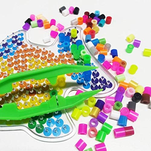 Mertes de miçangas de fusíveis de fusível de três cores Tweezers Mandeiras, ferramenta manual de jogo de artesanato criativo DIY para crianças