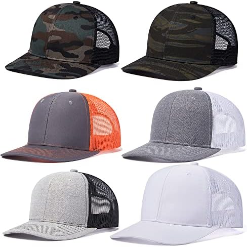 Chapéus de caminhão bordados personalizados personalizados para homens Cap de malha Snapback ajustável para o boné de