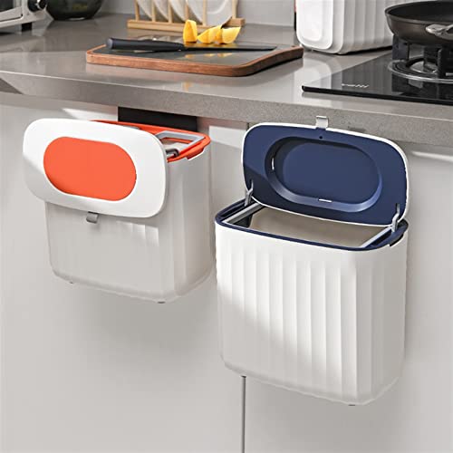 Lixo desnatado lata de banheiro pendurado lixo lata de cozinha porta lixo pode parede montada sob pia lixo lata de cozinha lixeira