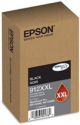 Epson durabrite pro t912xxl120 -ink -ink -cartridge -preto extra de alta capacidade