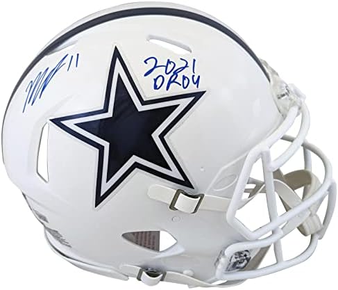 Cowboys Micah Parsons Droy 21 assinado '22 alt f/s Speed ​​Proline Helmet Fanatics - Capacetes NFL autografados