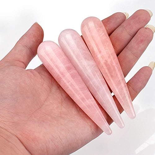 Varinha de massagem para terapia de acupuntura Ponto Stick Treatment Gua Sha Raspagem Ferramenta, Natural White