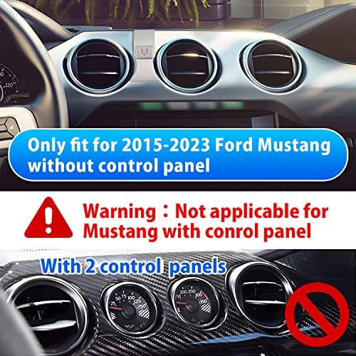 Suporte para telefone do carro Sunsdrew ajuste personalizado para Ford Mustang 2015-2022 Air Vent Celular Mount for
