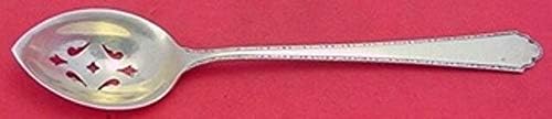 William e Mary, de Lunt Sterling Silver Olive Spoon Piered Original 6