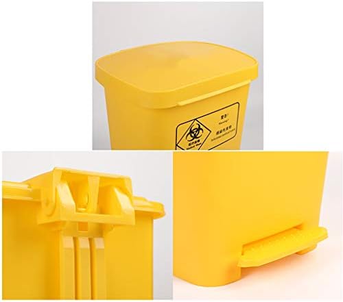 Lixo lixo lixo pode resíduos médicos grandes cestas de papel da clínica de lixo do tipo pedal 15l, 20l, 30l, 40l, 60l)