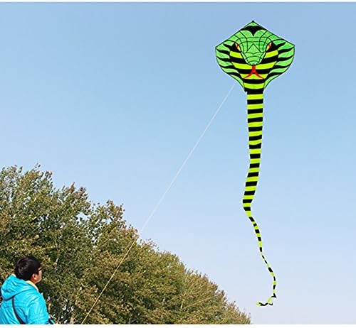 Besra 16m grande cobra cobra pipa 52 pés colorida kite de cascavel com 15m de comprimento esportes divertidos ao ar livre com