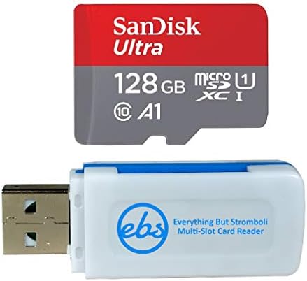 Sandisk 128GB Ultra Micro SDXC Memory Card Class 10 Funciona com Snap Polaroid Snap Touch, Pic-300, pacote de câmera de filme instantâneo