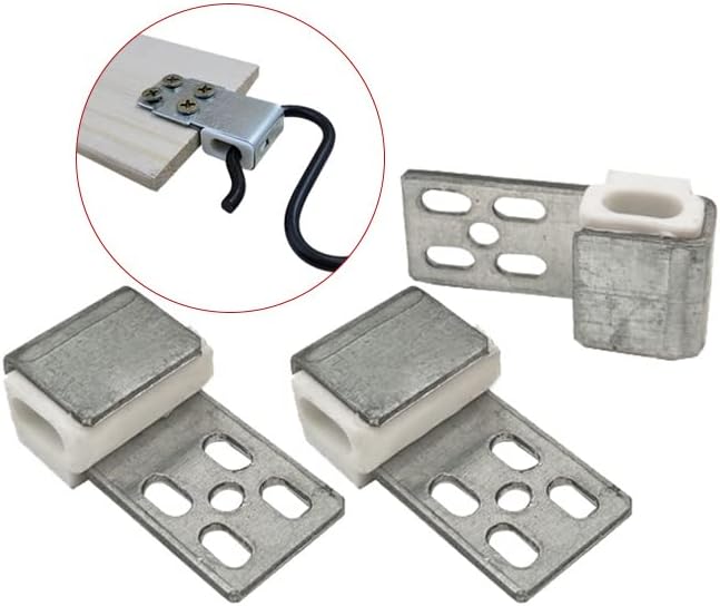 ZCZQC 10pcs Kit de reparo de mola de mola de metal fivela de mola de 5 buracos com parafusos de 40pcs para sofá/cadeira/sofá/cama clipes de mola de mola peças de reparo