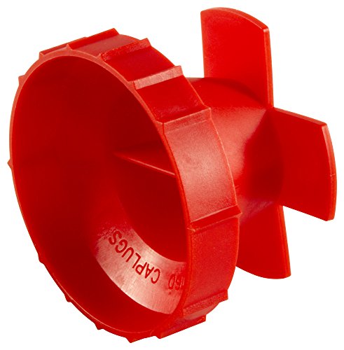 CAPLUGS 99191201 PLASSAL PLASSAL Plug de rosca. UTP-100, PE-LD, para encaixar o tamanho 1 UNF, 1/2-5/8 BSP, M22-27, vermelho