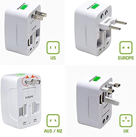 O adaptador de energia em todo