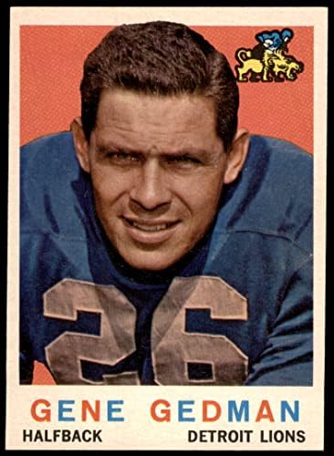 1959 Topps 35 Gene Gedman Detroit Lions Ex/Mt Lions Indiana