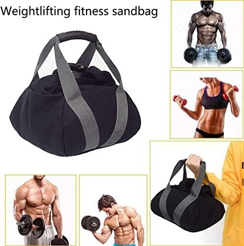 2 Pacote de fitness de fitness ajustável Saco de areia, tela portátil ajustável de areia kettlebell saco de areia macia,