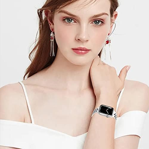 Bandas de silicone Gleen Compatible com banda Apple Watch Band Soft Silicone Sport Bands Wrists Substituição Strap Iwatch