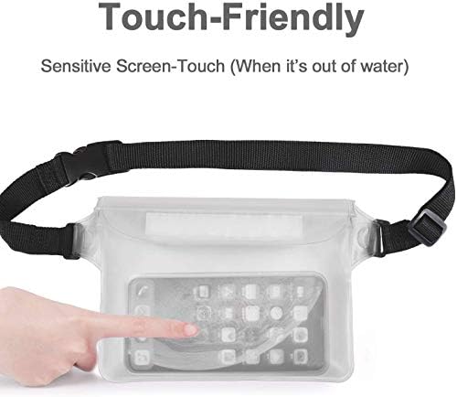 Tonando Sacos à prova d'água com alça de cintura Melhor estojo de bolsa seca para manter o telefone e os objetos de valor secos