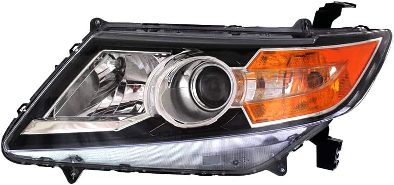 Novo farol de halogênio esquerdo rareelétrico compatível com o Mini Passador de Touring Honda Odyssey 2014-2017 pelo número da peça