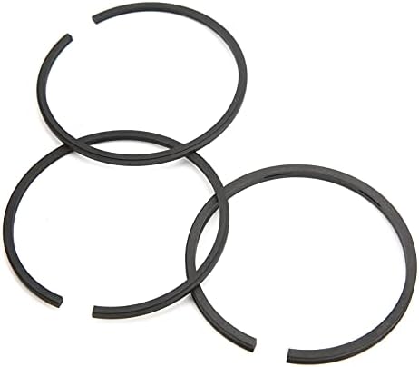 Conjunto de anel de pistão fafeicy 3pcs, anel de compressor de ar de 55 mm Acessórios de acionamento pneumático Acessórios herméticos,