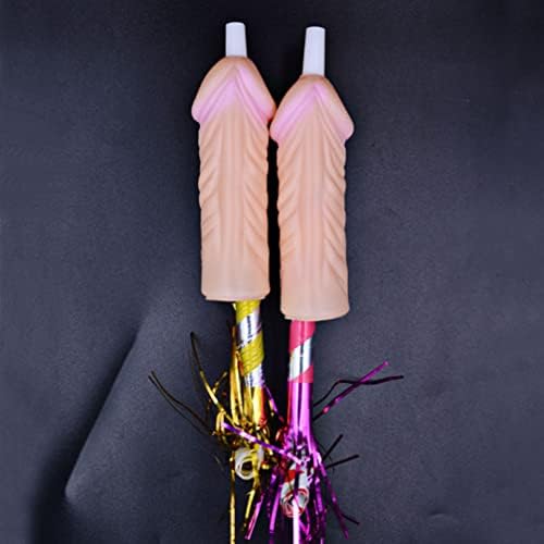 PretyZoom Toys 2pcs Bacharelas Bachares Whistles Willy Shape Shap Squas Roue Blowouts Blowouts Hens Party Bachelor Party Favors