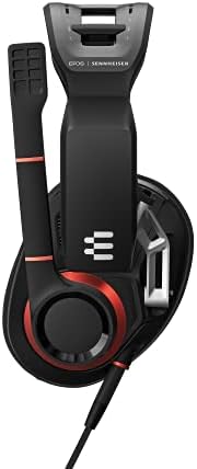 Epos I Sennheiser GSP 500 Wired Open Acoustic Gaming Headset - Black/Red & SX 300 Card de som USB externo