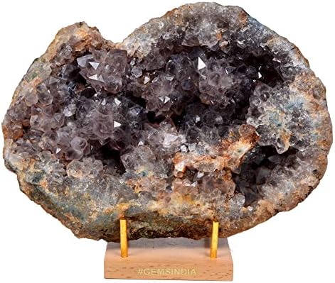 gemsindia 2 quilo grande ametista de formação floral cluster geode cura de cristal amostra