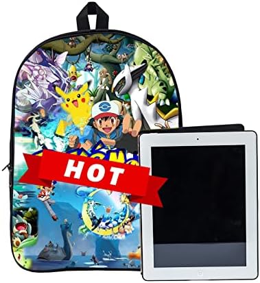 Sfqzhgz meninos e meninas Backpack Cartoon Sports Mochilas Bolsa de Viagem Pacote Portátil de Grande Capacidade Anime-1