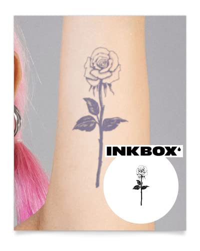 Tatuagens temporárias do Inkbox, tatuagem semi-permanente, uma tatuagem de temperatura resistente à água e fáceis e resistentes à água com tinta-dura 1-2 semanas, você realmente, 5 x 2 em
