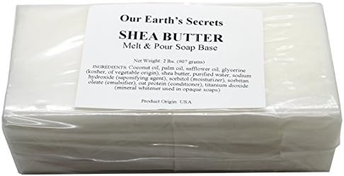 Manteiga de karité - 2 libras derreter e despeje base de sabão - segredos da nossa terra