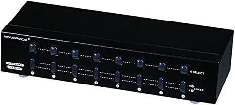 MONOPRICE 104085 2 x 8 SVGA VGA Matrix Switcher Splitter Amplifier multiplicador