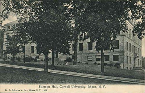 Universidade de Cornell - Stimson Hall Ithaca, New York NY Original Antique Postcard